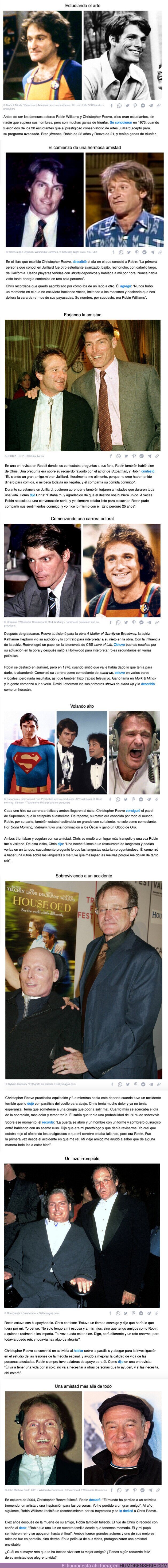 105817 - GALERÍA: La amistad entre Robin Williams y Christopher Reeve era más fuerte que Superman