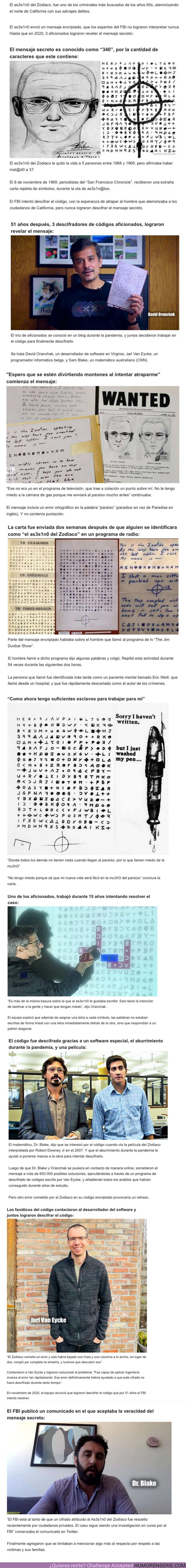 105899 - GALERÍA: Un grupo de fans logró descifrar lo que decían las “Cartas Encriptadas” del As3s1no del Zodiaco