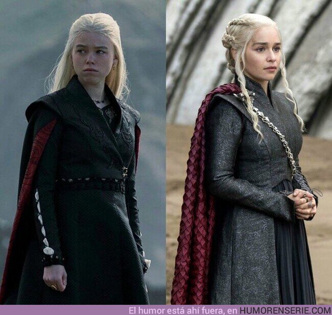 107014 - 8 generaciones separan a Rhaenyra Targaryen de Daenerys Targaryen. Rhaenyra es por tanto tatara tatara tatarabuela de Daenerys