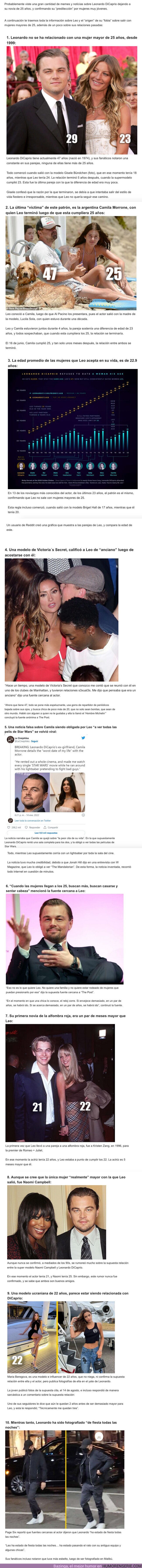 107465 - GALERÍA: Una fuente cercana a Leonardo DiCaprio reveló la razón por la que el actor no sale con mujeres mayores de 25