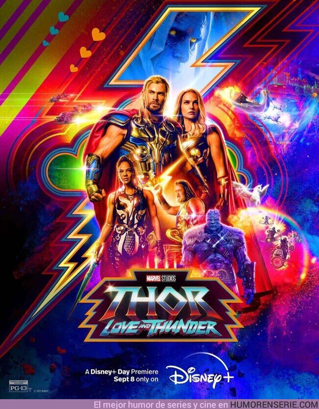 107803 - Hoy se estrena 'Thor: Love and Thunder' en Disney Plus.¿La volveréis a ver esta semana?  