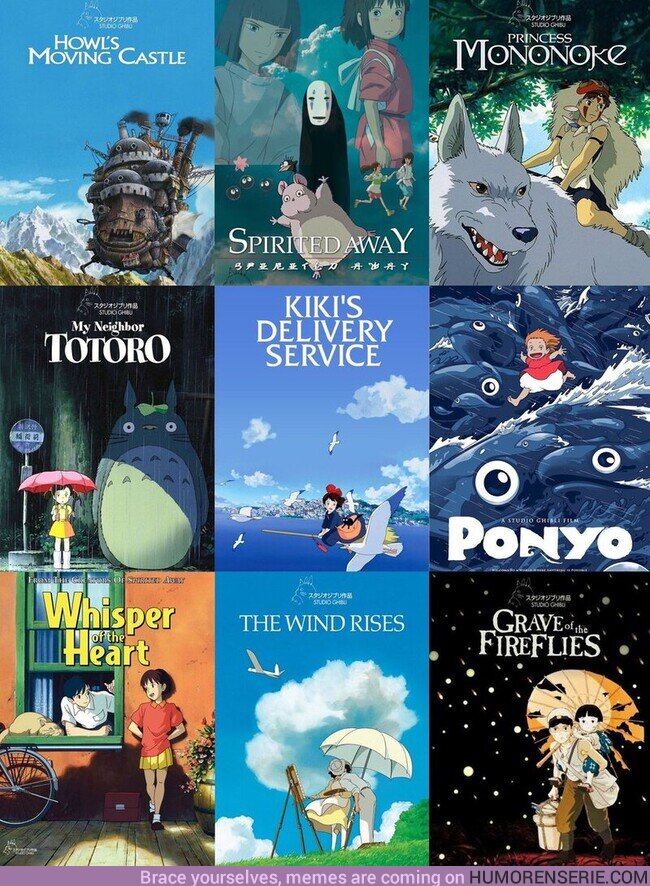 108973 - Películas de Ghibli que merece la pena ver