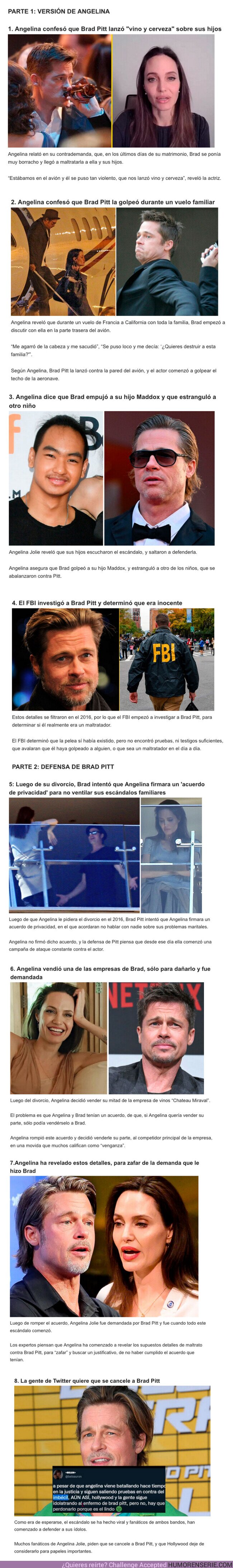 109610 - GALERÍA: 8 Acusaciones impactantes que ha hecho Angelina Jolie, para arruinar a Brad Pitt