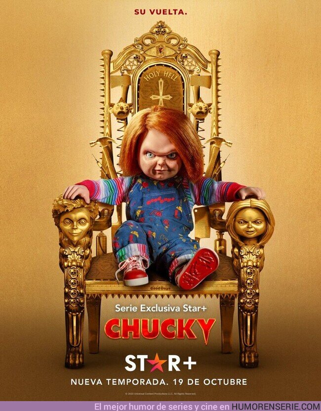 110098 - ¡Confirmado! La segunda temporada de Chucky se estrenará el 19 de octubre en Star Plu