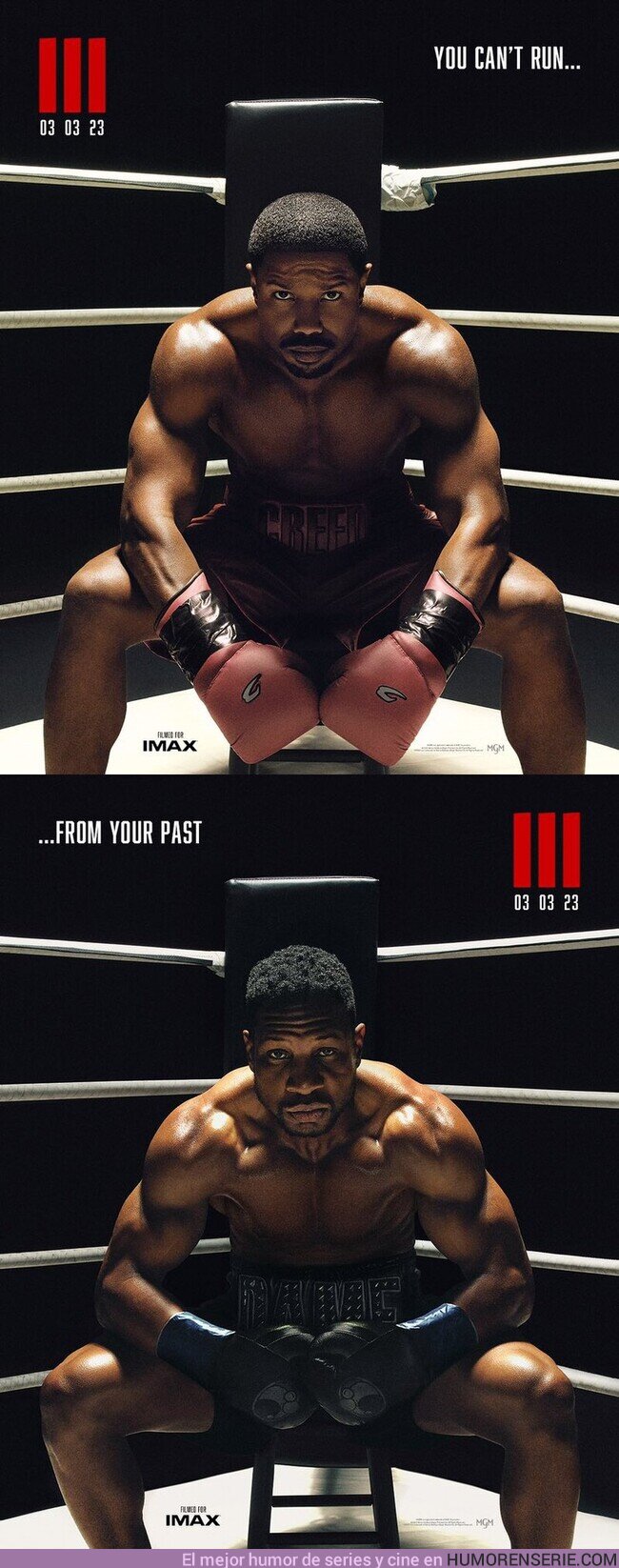 110584 - ¡Primeros pósters de 'CREED 3' con Michael B. Jordan y Jonathan Majors!  , por @GeekZoneGZ
