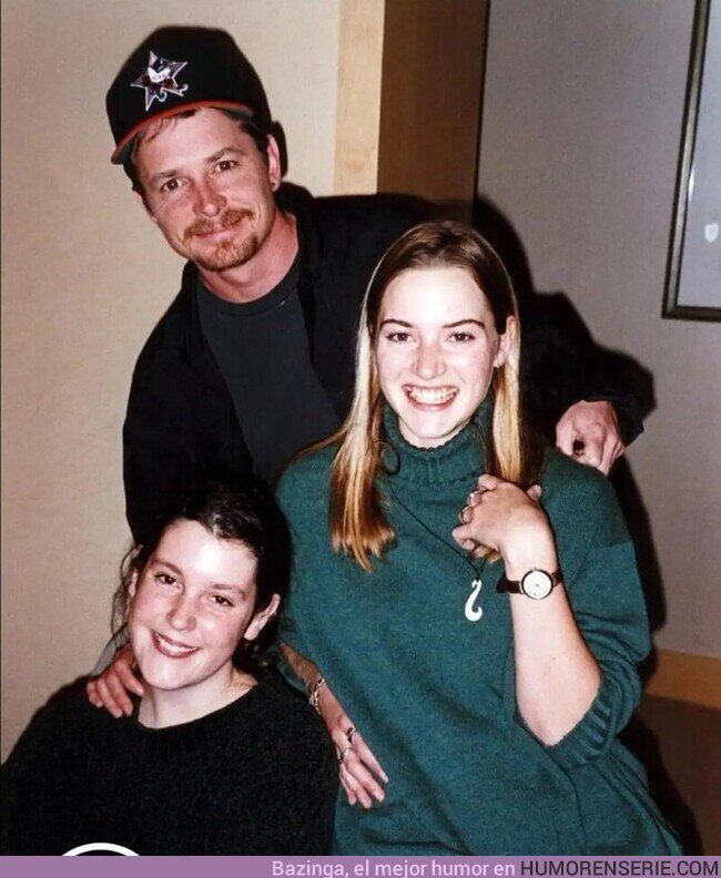 111532 - Michael J. Fox, Kate Winslet y Malanie Linskey en 1994