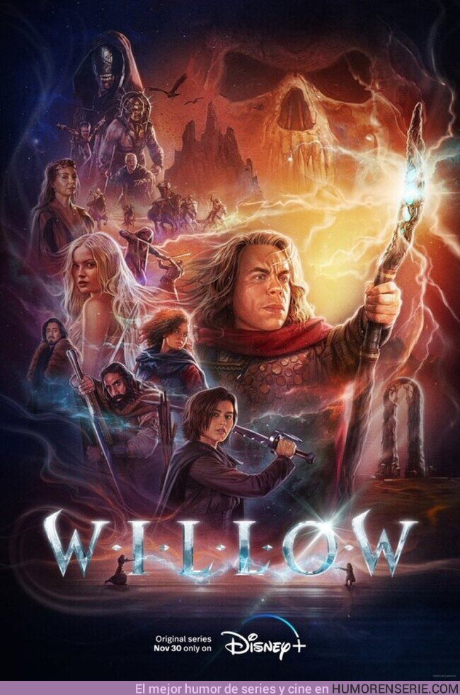 111672 - El póster final oficial ? de la serie #Willow para #DisneyPlus, por @SitoCinema