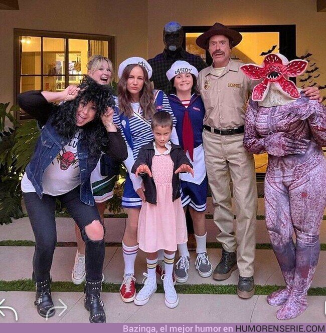 111803 - ¡Robert Downey Jr. se disfrazó con su familia de los personajes de Stranger Things por Halloween!  , por @GeekZoneGZ