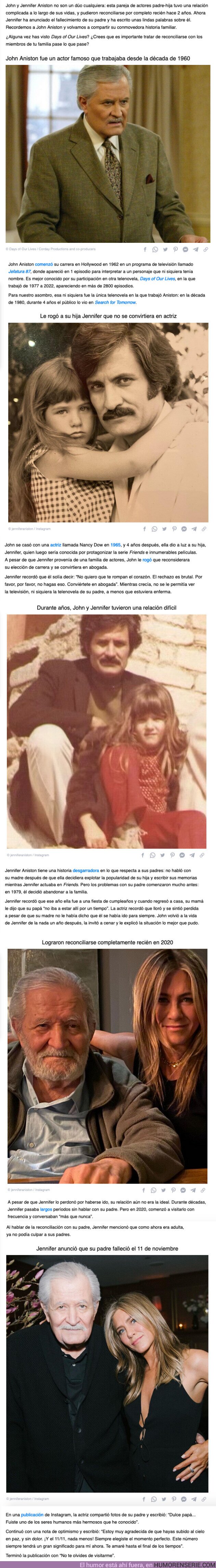 112769 - GALERÍA: La triste historia de Jennifer Aniston. Se reconcilió con su padre y ahora tiene que despedirse de él