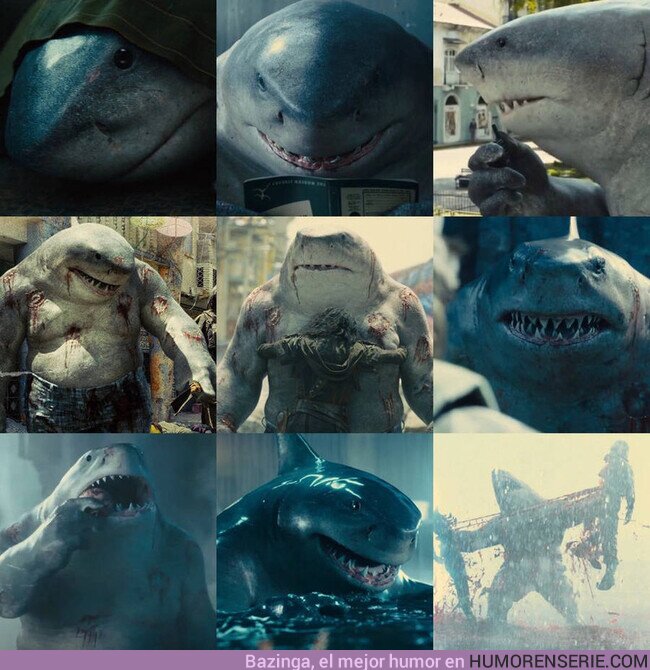 113299 - Que absoluta barbaridad el CGI de King Shark, el nivel técnico es un prodigio del género redondísimo