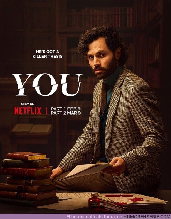113710 - Nuevo póster de la temporada 4 de You, que debutará en Netflix el 9 de febrero  , por @UniversoAlex