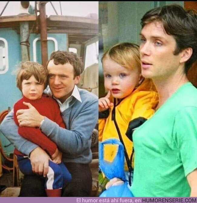 113897 - Cillian Murphy y su padre Brendan Murphy. Cillian Murphy y su hijo Carrick Murphy