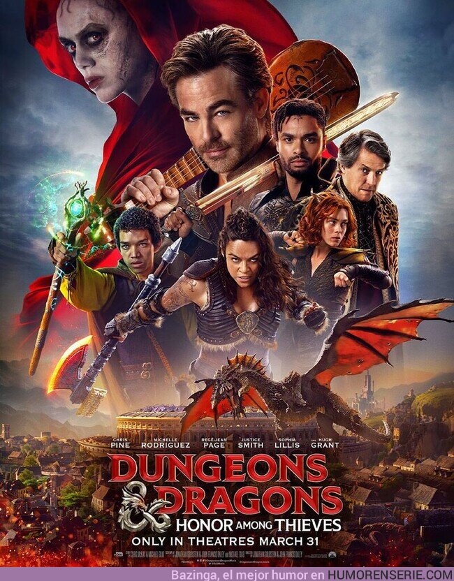 114021 -  Nuevo póster de ‘DUNGEONS AND DRAGONS: HONOR AMONG THIEVES’.  , por @GeekZoneGZ
