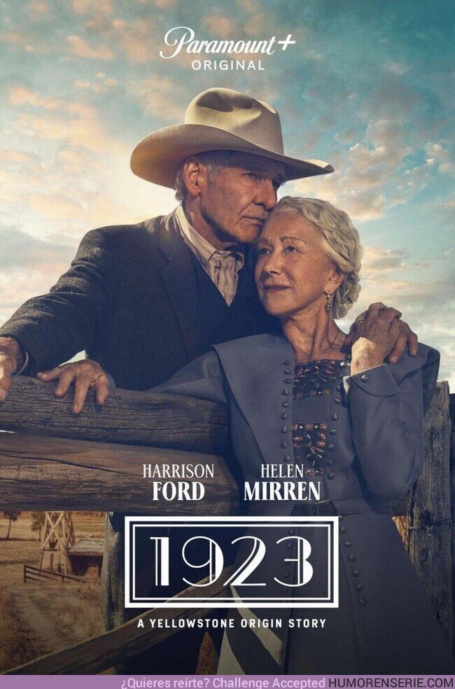 115373 - 1923, el spin-off de #Yellowstone protagonizado por Harrison Ford y Hellen Mirren, se ha convertido en el mejor estreno de la historia de Paramount+ , por @UniversoAlex