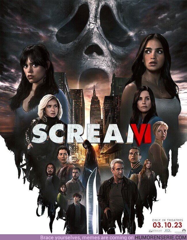 118446 - Nuevo póster de #ScreamVI La película llega a cines en Marzo. #Scream, por @somosgeeksnews