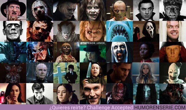 119620 - Elige 5 villanos del cine/series de terror, por @THorror_Lover_