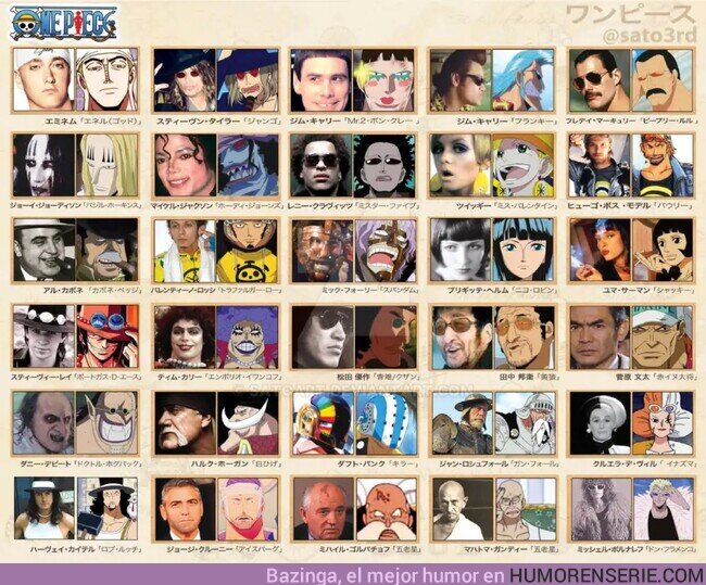 119758 - GALERÍA: Las inspiraciones de One Piece para crear a sus mejores personajes