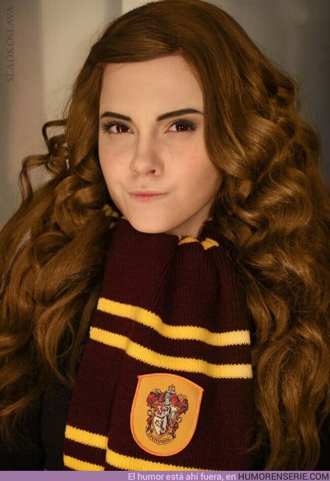 120098 - GALERÍA: La cosplayer Sladkoslava sorprende con esta sesión de fotos como Hermione de Harry Potter
