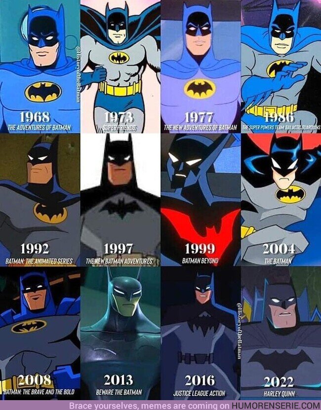 121491 - ¿Cuál es su versión animada favorita de Batman? , por @TheTopComics