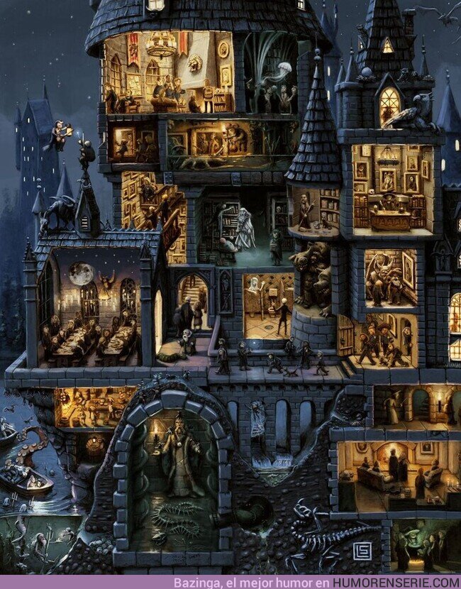 122368 - El interior del castillo de Hogwarts