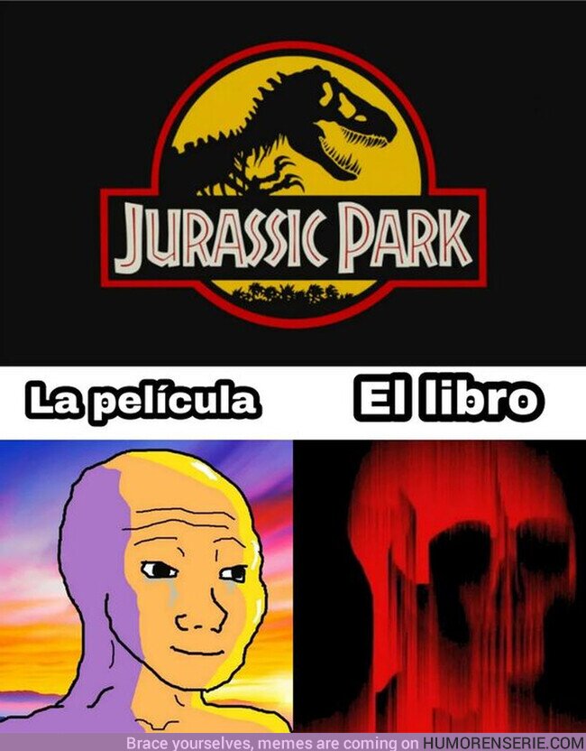 122567 - Ojalá algún dia vemos una adaptación más fiel de los libros de Jurassic Park con temática de terror.  , por @FanboydeJinx