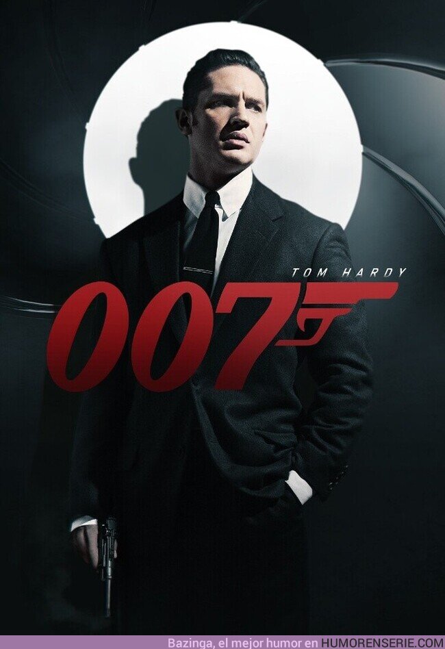 123923 - Tom Hardy tiene que ser el próximo James Bond.  , por @brucebatman007