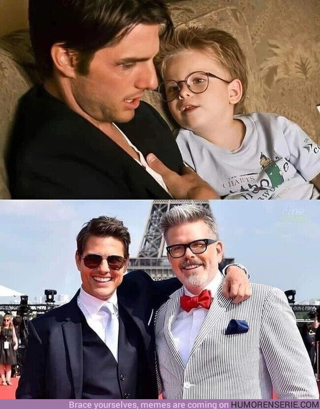 124919 - Tom Cruise y el niño de Jerry Maguire. Ayer y hoy!  , por @juanma3010