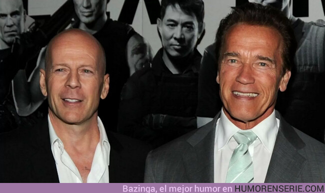 124950 - GALERÍA: El emotivo mensaje cariñoso de Arnold Schwarzenegger a Bruce Willis por su por su estado de salud