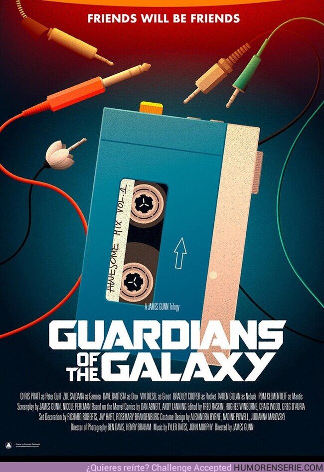125080 - Un casete que ya ha pasado a ser un objeto icónico del cine #GuardianesDeLaGalaxia3 .  , por @SitoCinema