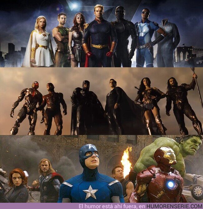 125557 - Solo puedes elegir un equipo/grupo de superhéroes, el resto ira a por vosotros.  , por @UnDCinefilo