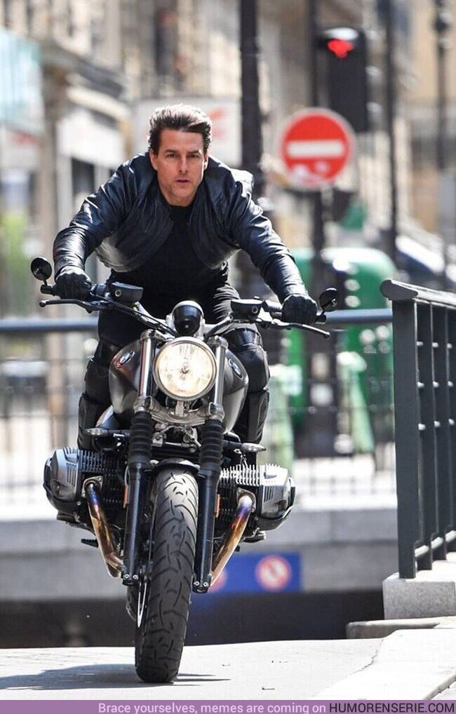 126393 - Dime un personaje en moto de cine más icónico que Ethan Hunt en #MissionImpossible.  , por @ElPare89