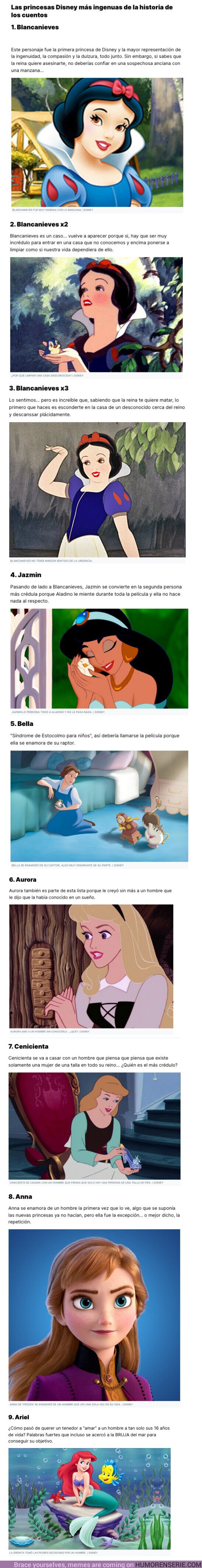 127082 - GALERÍA: Las princesas Disney más ingenuas de la historia de los cuentos