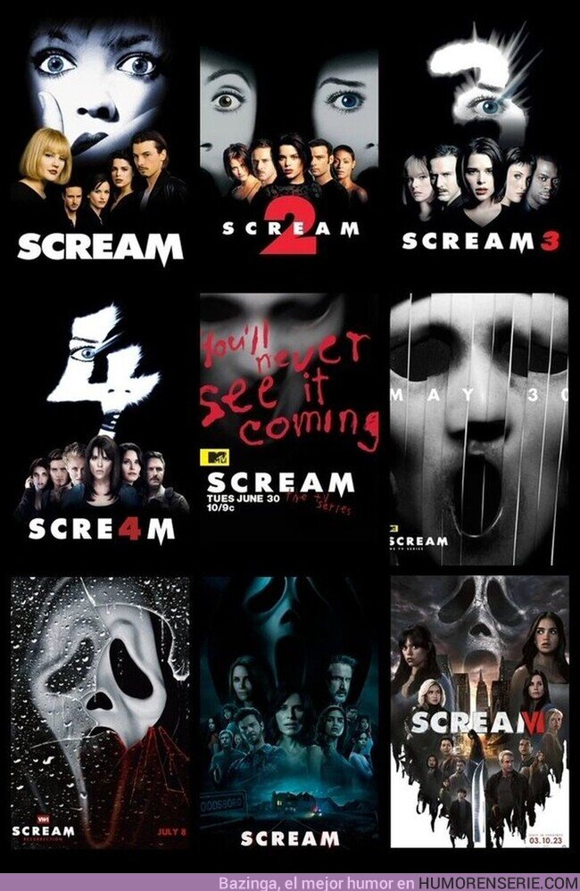 127243 - ¿Cuál es tu peli de Scream favorita?