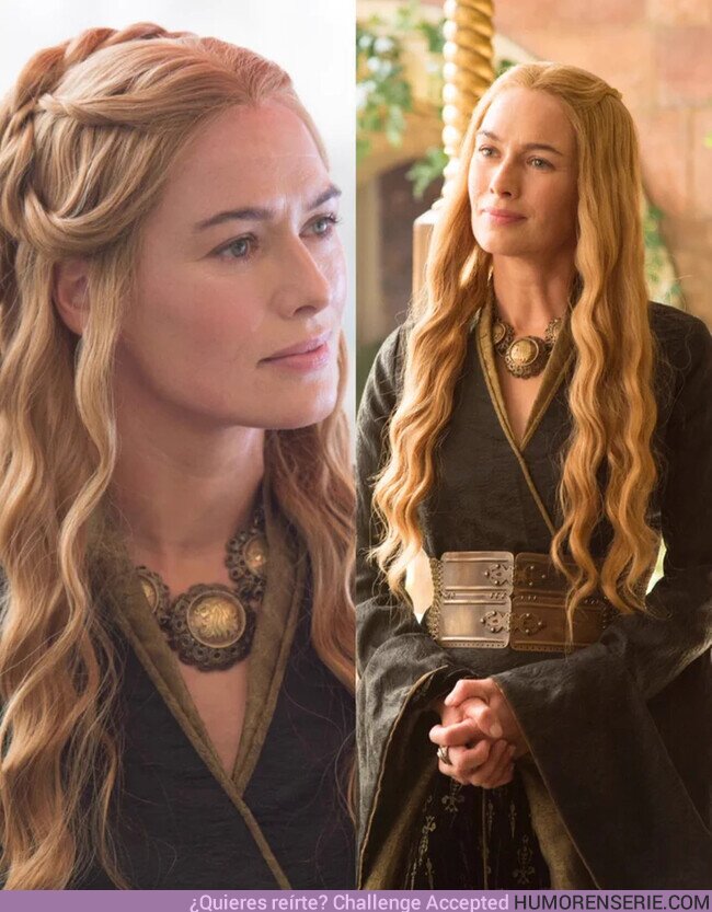 128685 - Será todo lo mala que queráis, pero que hermosa es Cersei Lannister con ese cabello largo y dorado, por @AragonBastida