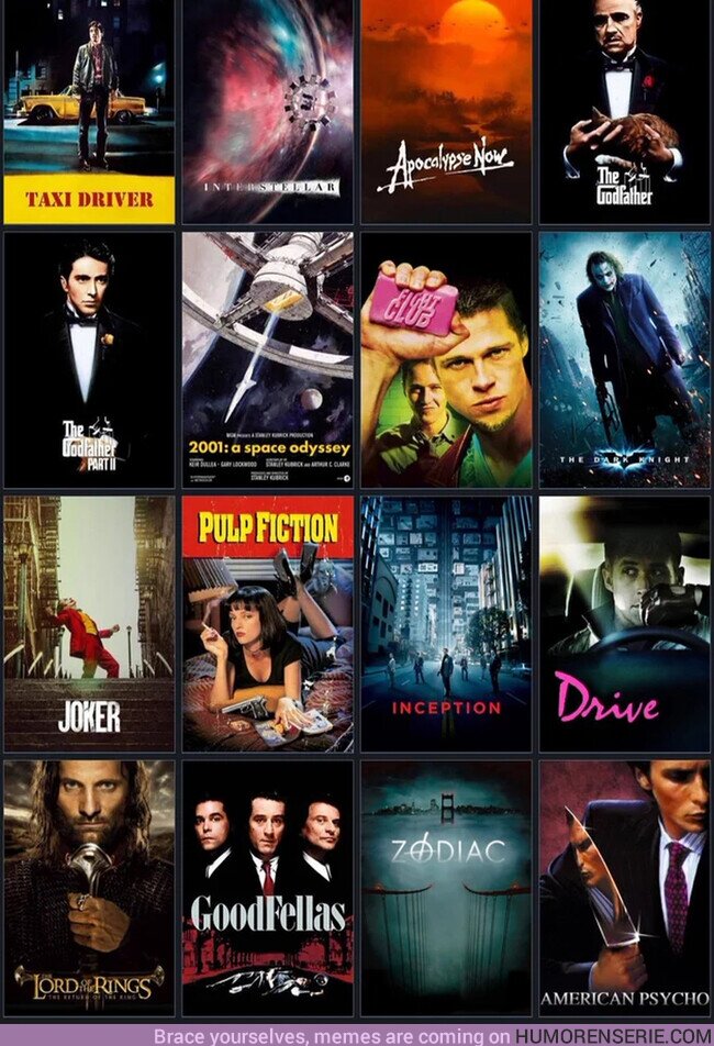 129600 - Si las películas favoritas de una persona son éstas, ¿qué es lo primero que piensas?, por @vickybelivet