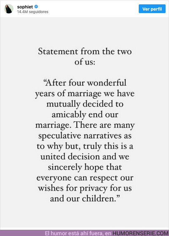 129646 - GALERÍA: Sophie Turner y Joe Jones hablan sobre su traumático divorcio