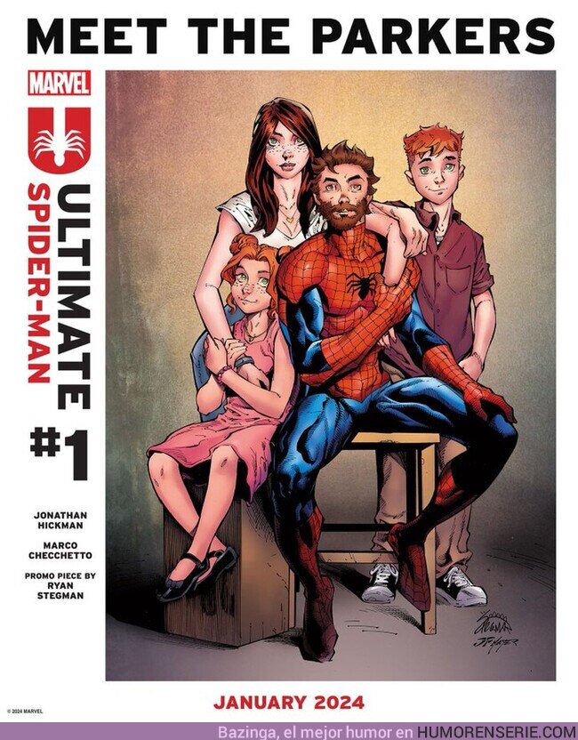 137161 - En la próxima colección de Ultimate Spider-man por fin veremos lo que muchos hemos estado esperando, Peter Parker y Mary Jane con sus hijos