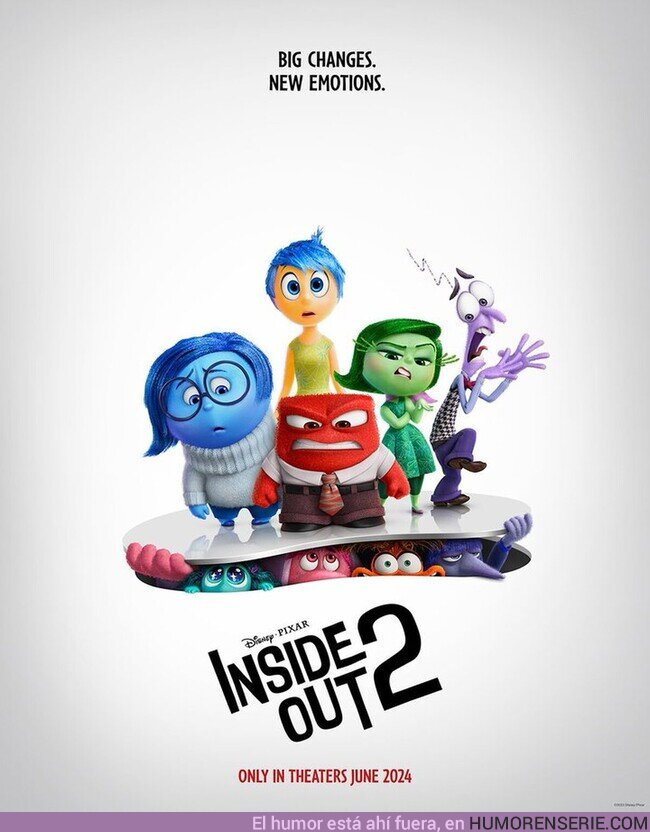 139619 - Han lanzado el poster de Inside Out 2 y ya aparecen las nuevas emociones de la peli, envidia, aburrimiento, vergüenza y ansiedad