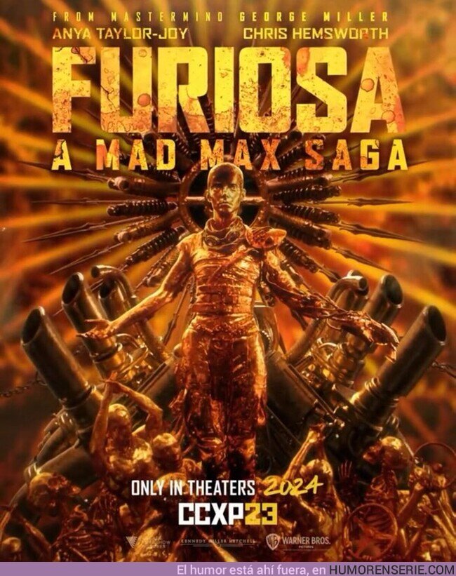 143698 - Primer póster oficial de 'FURIOSA' de George Miller precuela de 'Mad Max: Fury Road