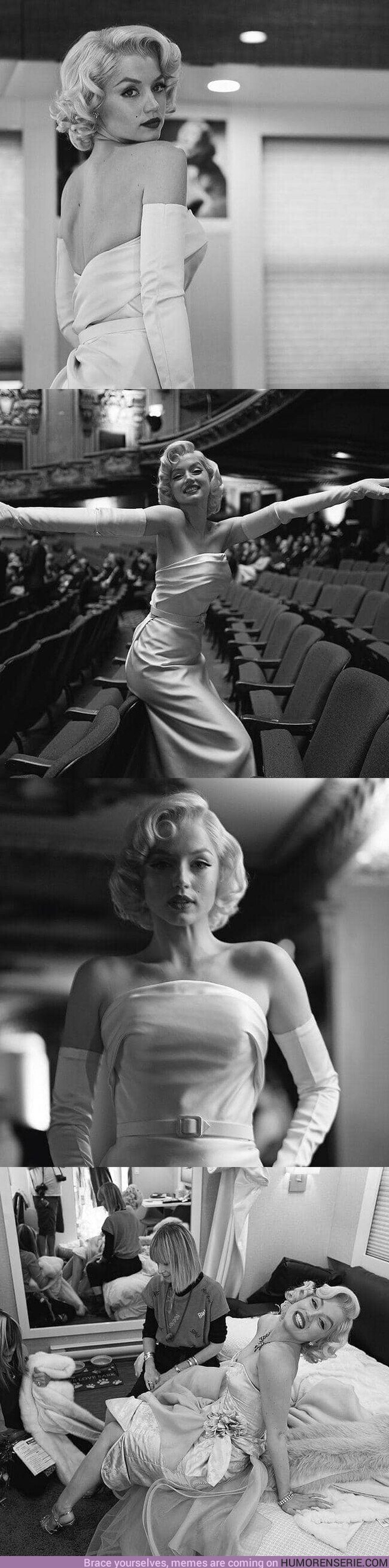 145007 - Ana de Armas caracterizada como Marilyn Monroe para 'Blonde'