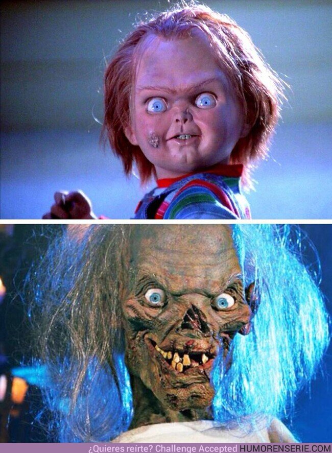 149785 - Hoy es otro gran día para recordar que Kevin Yagher reutilizó los ojos de Chucky en el modelo del Guardián de la Cripta., por @TerrorActo_