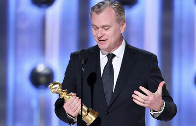 153011 - GALERÍA: Christopher Nolan se acuerda de Heath Ledger al aceptar el Globo de Oro por Oppenheimer