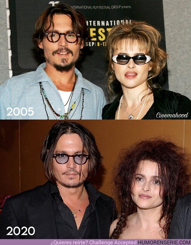 158118 - Johnny Depp y Helena Bonham Carter, a lo largo de los años, por @Frikimaestro
