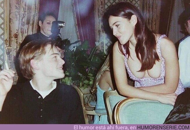 162743 - Leonardo DiCaprio y Monica Bellucci en 1995