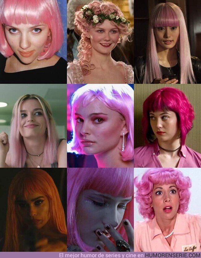 164076 - La magia del cabello rosa, ¿Con cuál te quedas o cuál falta?., por @TaroCine