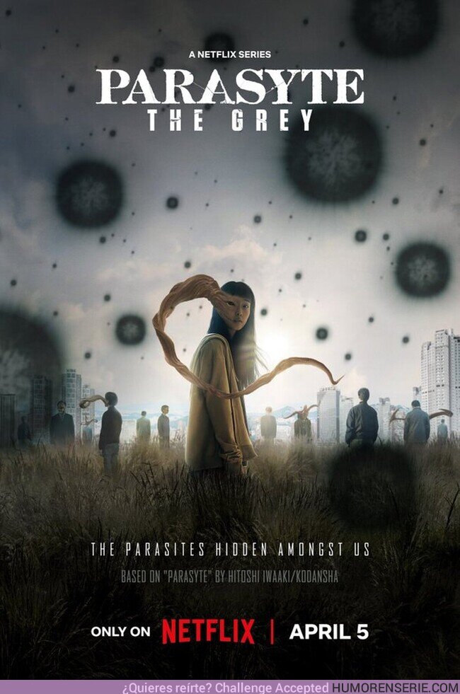164563 - Primer póster de 'PARASYTE: THE GREY', una adaptación de acción en vivo del director de 'Train to Busan' Yeon Sang-ho.
