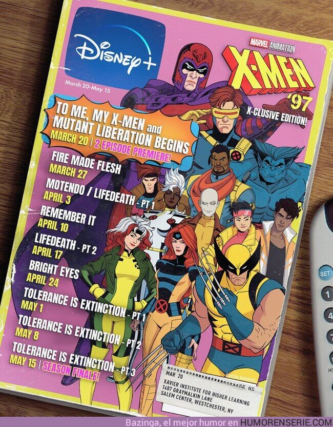 166133 - ¡Calendario de estreno de todos los episodios de X-Men 97!, por @AgentedeMarvel_