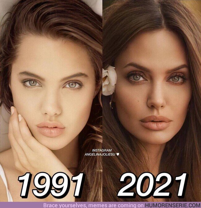 166163 - Angelina Jolie y su don para mejorar con los años, por @Frikimaestro