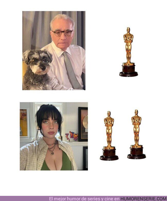 167534 - Billie Eilish ahora tiene más premios Oscar que Martin Scorsese., por @Indie5051