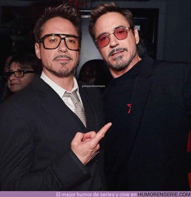 168981 - El día que Tony Stark conoció a Robert Downey Jr., por @brucebatman007